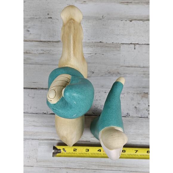 Vintage 1990 Pottery 'Flight Into Egypt" Holy Family On Donkey Signed Jack Black - Picture 10 of 12